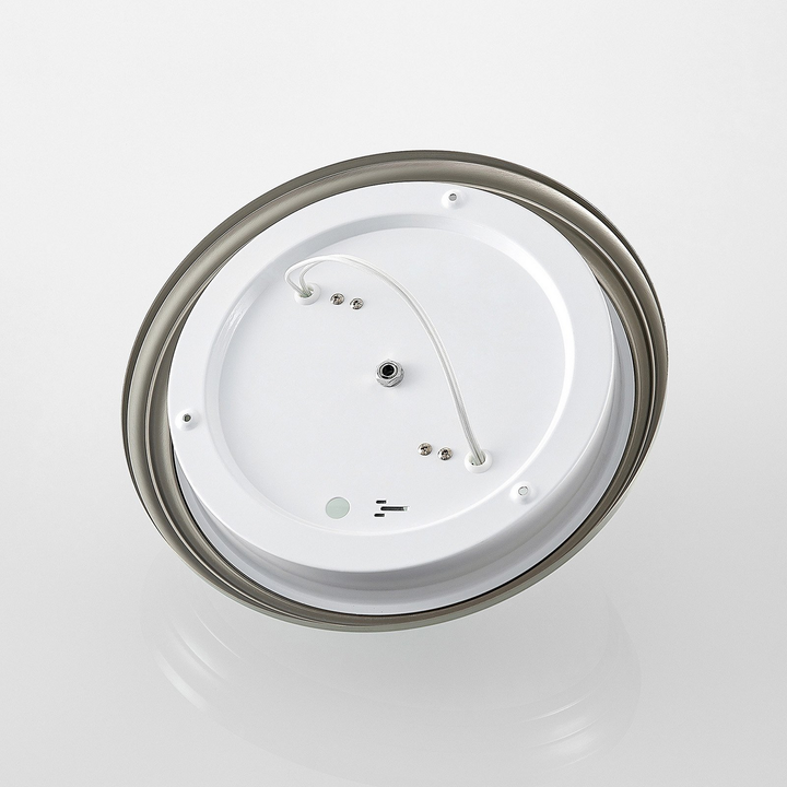 Lindby Pakka Deckenlampe Deckenlampe Lampe Leuchte E27 Nickel Satiniert813 B-Ware - 4251096583465