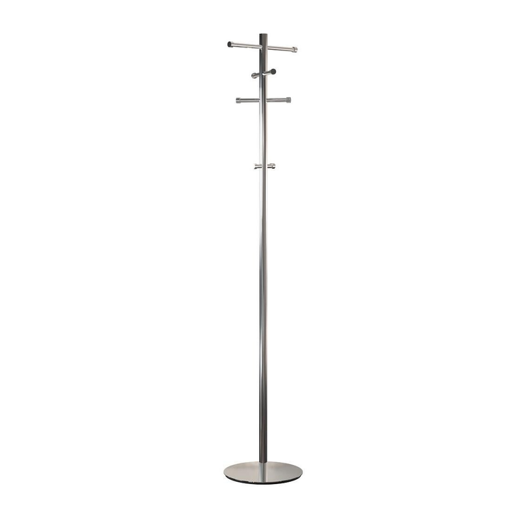 Frost Nova Kleiderständer 170cm Edelstahl Poliert 36cm Fuß Siehe Text/Foto B-Ware