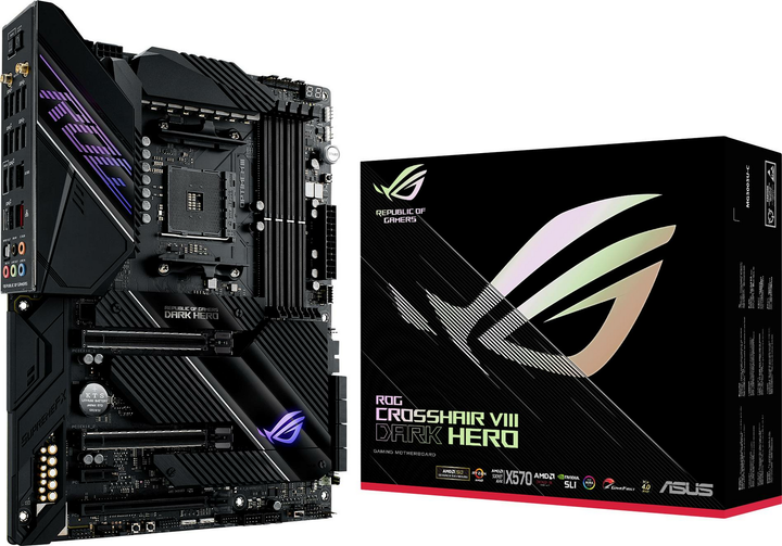 Asus ROG CROSSHAIR VIII DARK HERO Mainboard AM4 AMD PC DEFEKTWARE