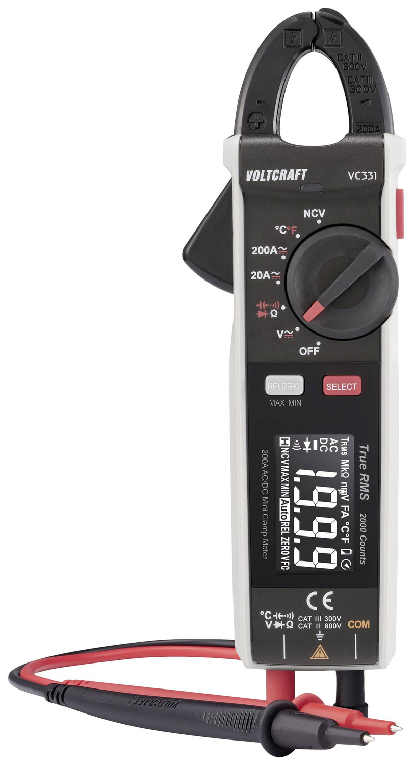 B-Ware Voltcraft Cat Ii Vc 331 Stromzange Strommesser Multimeter Strom Messer Zange