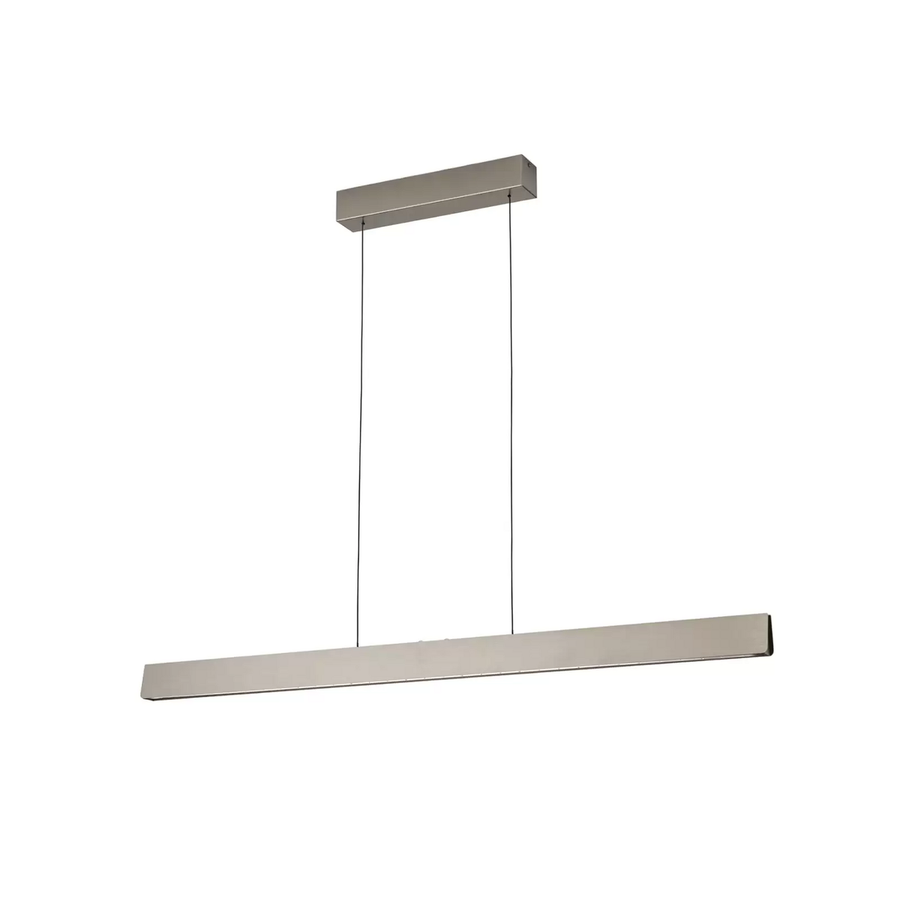 Led Hängelampe Tara Nickelfarben Länge 120 Cm Alu Stahl Deckenlampe Lampe Spot B-Ware - 9003090278336