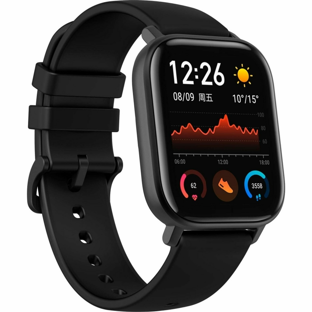 AMAZFIT GTS Smartwatch Fitnessuhr Tracker Aktivitätstracker schwarz Uhr Smart