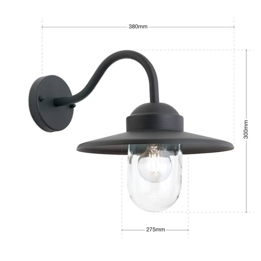 B-Ware Orion Außenwandleuchte Edward Außenlampe Wandlampe Wandleuchte Leuchte Vintage