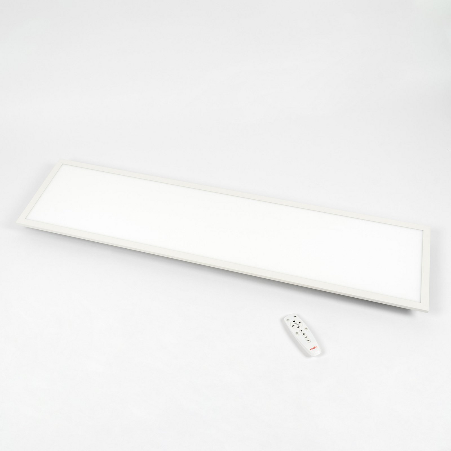 B-Ware Lindby Led Panel Deckenleuchte Leuchte Luay Weiß Fernbedienung Dimmbar Cct