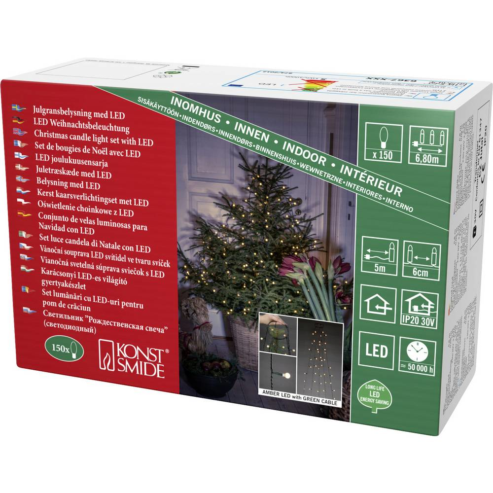 B-Ware Konstsmide 6367 820 Led Baummantel Innen über Steckernetzteil 150 Led