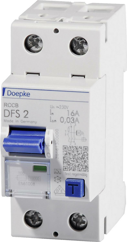 DOEPKE FI-Schutzschalter Fehlerstromschutzschalter Allstromsensitiv Schalter 1St