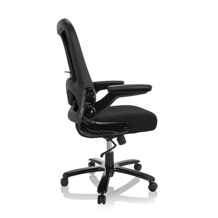 hjh OFFICE Bürostuhl Drehstuhl Stuhl INSTRUCTOR SW I XXL Netzstoff bis 220 KG