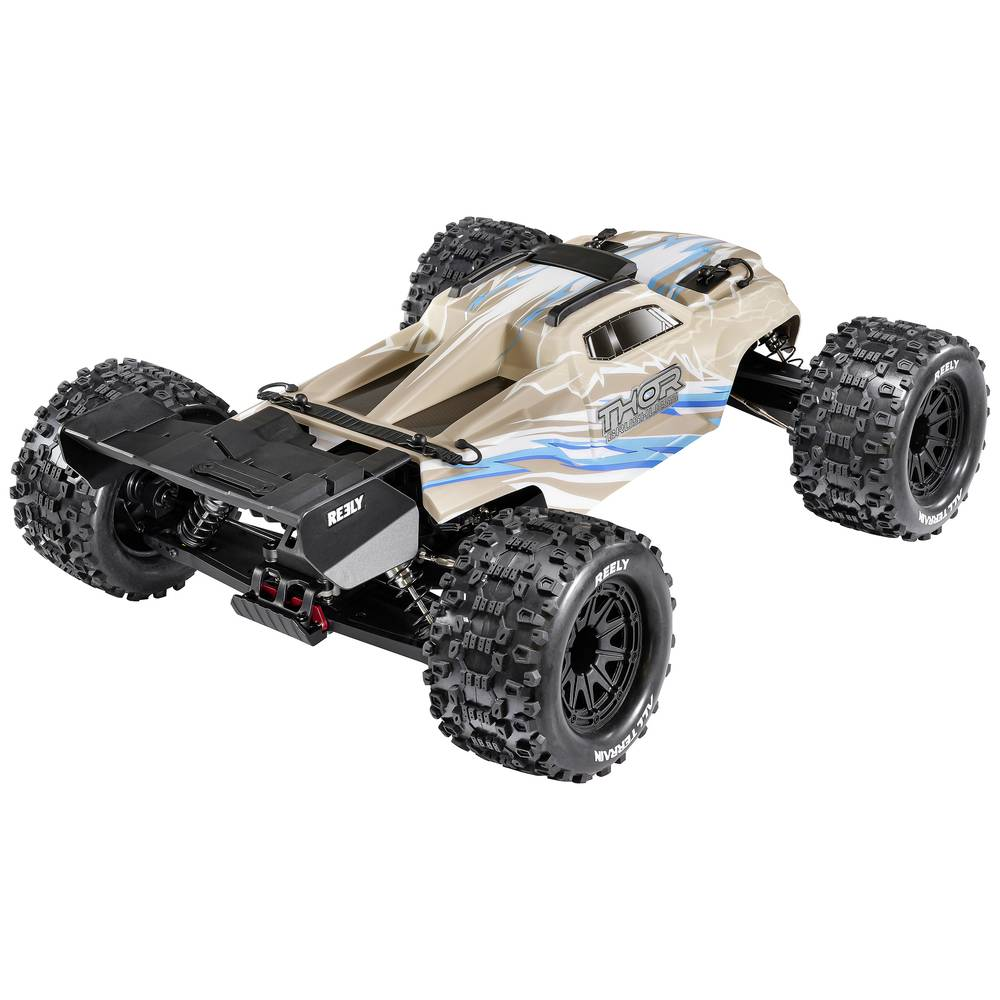 Reely Thor Chalk Grey Brushless 1:10 RC Model Car Electric Monster Truck All-Wheel Drive