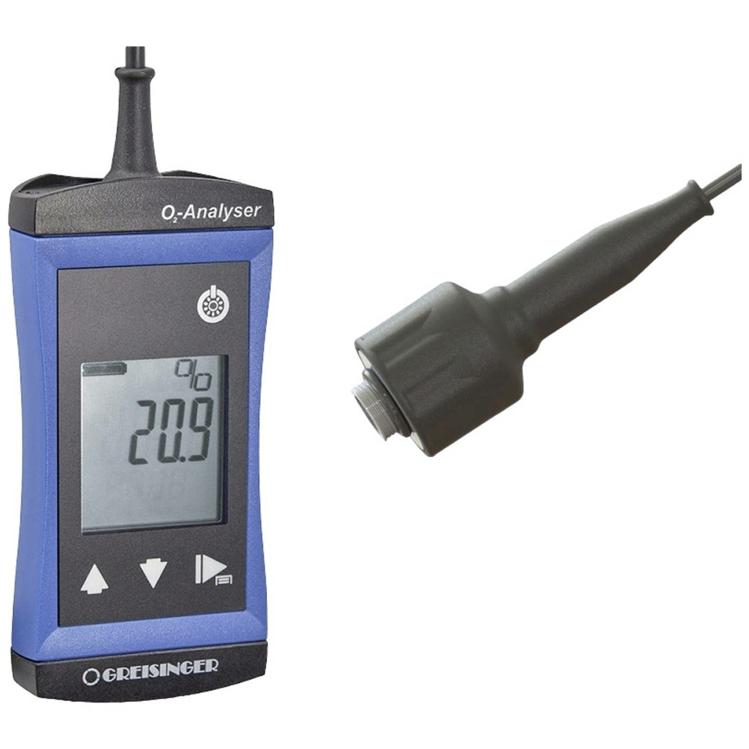 Greisinger G1690 Sauerstoff-Messgerät 0 - 100 % Externer Sensor Sauerstoffmeter