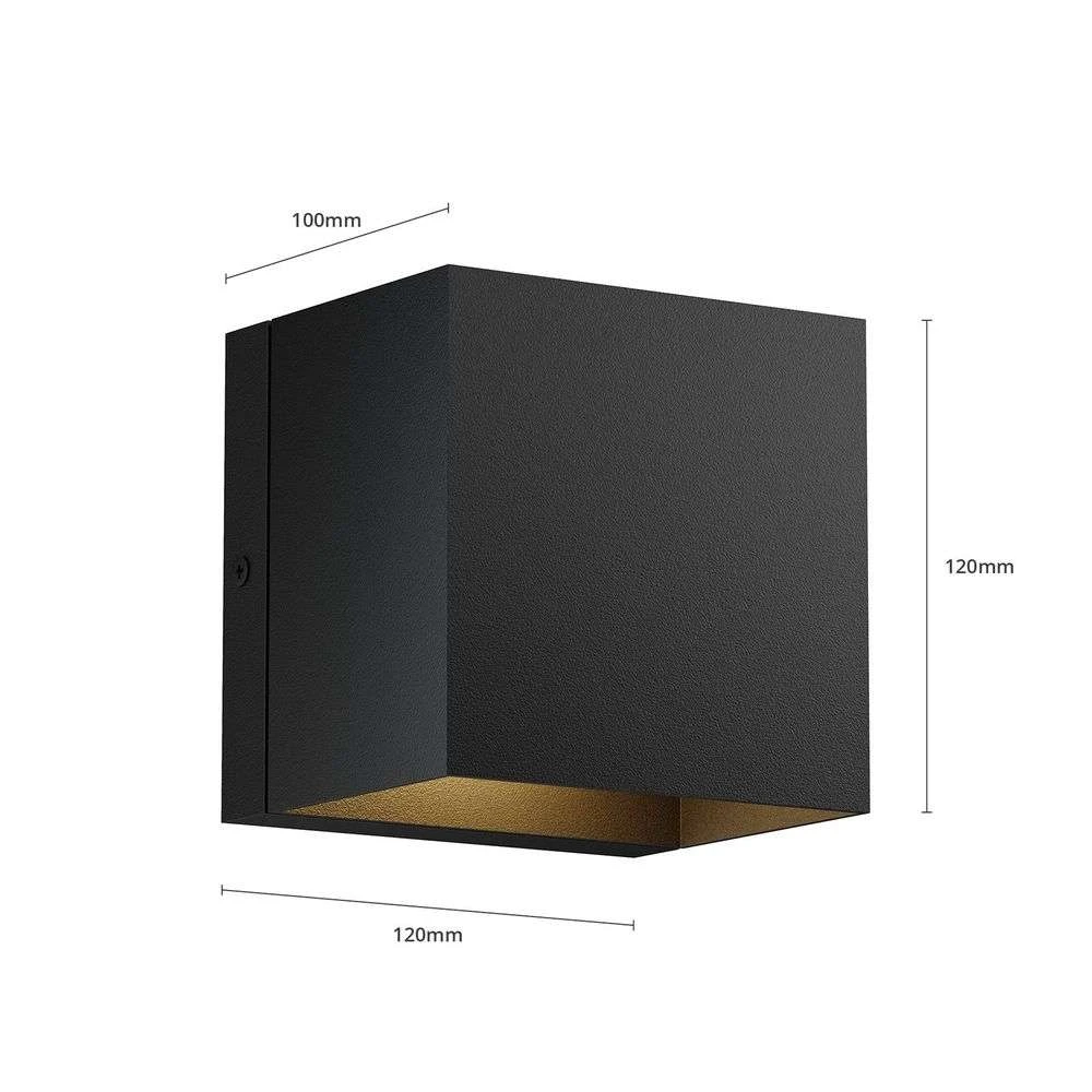 Lindby Glyn Led Außenwandleuchte Gartenlampe Wandleuchte Led Außenlampe Schwarz B-Ware