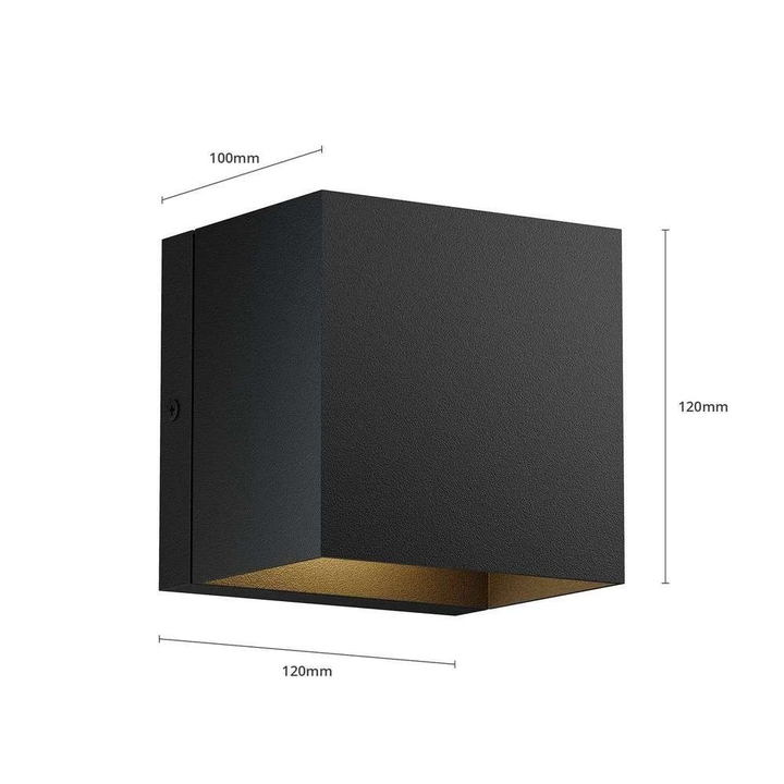 Lindby Glyn Led Außenwandleuchte Gartenlampe Wandleuchte Led Außenlampe Schwarz B-Ware