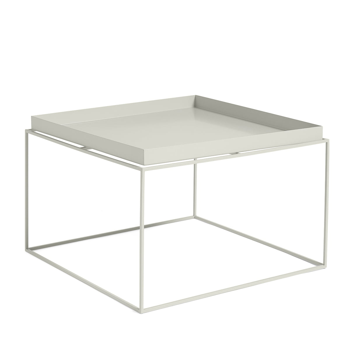 B-Ware Hay Tray Table Beistelltisch Tisch Couchtisch Sofatisch 60 X 60 Cm Warmgrey Grau
