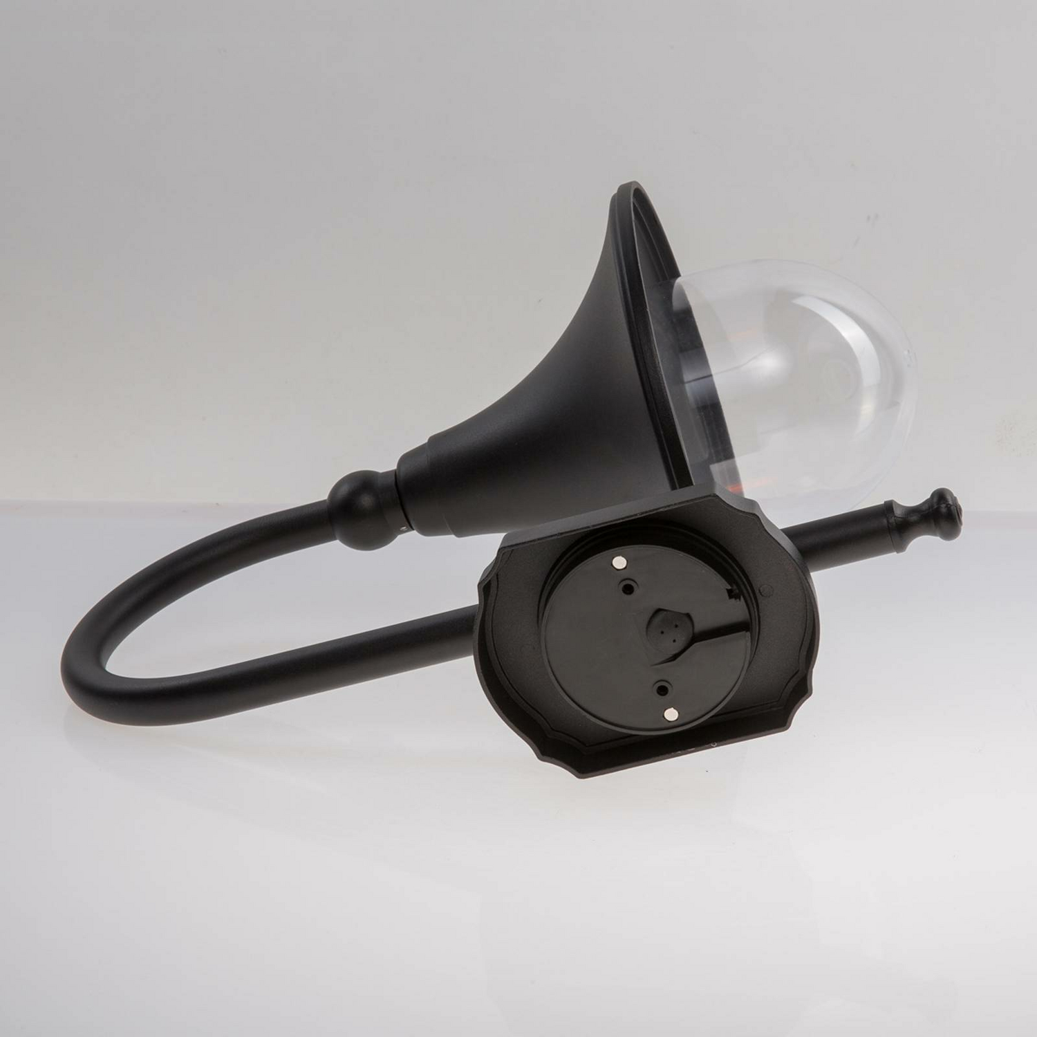Lindby Außenwandleuchte Daphne Außenlampe Wandleuchte Lampe Leuchte E27 Schwarz B-Ware
