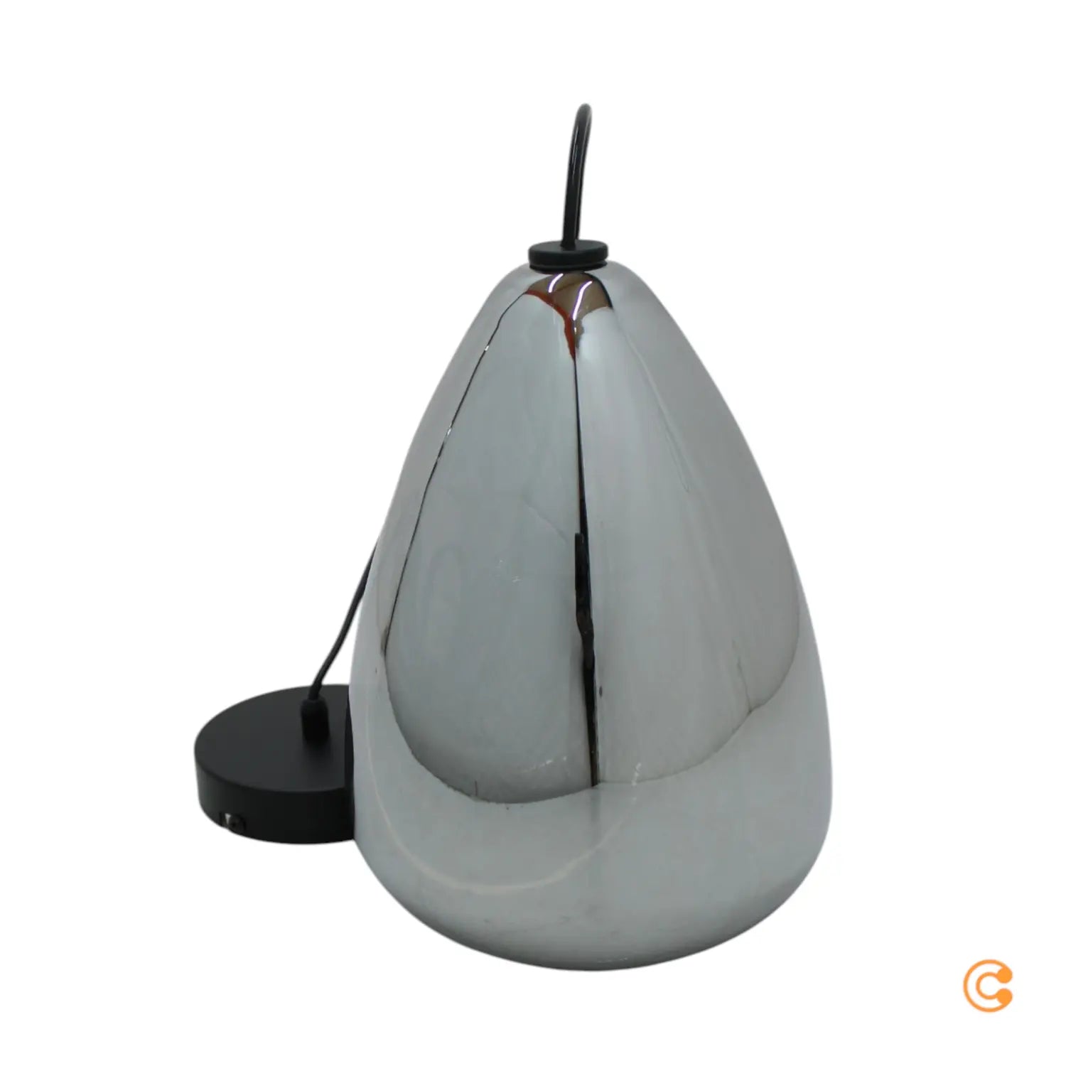 B-Ware Fabas Luce Hängeleuchte Pendelleuchte Britton Rauchgrau Glas Metall E27 Led 1flg - 8019282534174