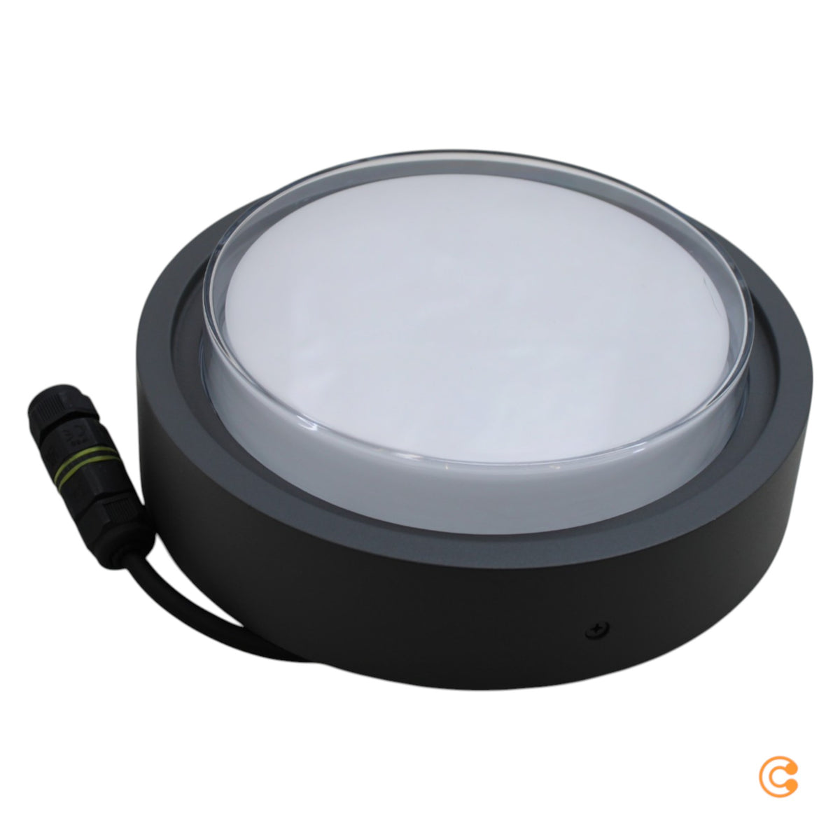 Fabas Luce Deckenleuchte Außenlampe Owen LED Außenleuchte dunkelgrau Aluminium - 8019282550716