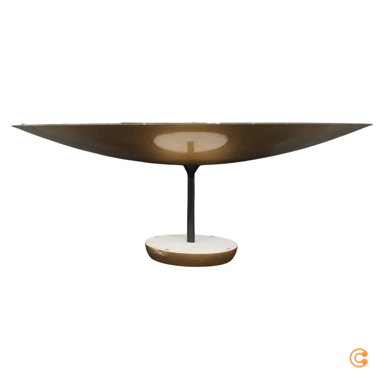 B-Ware Fabas Luce Deckenleuchte Deckenlampe Led Yuko Gold Schwarz Metall Dimmbar 23 Cm - 8019282554196