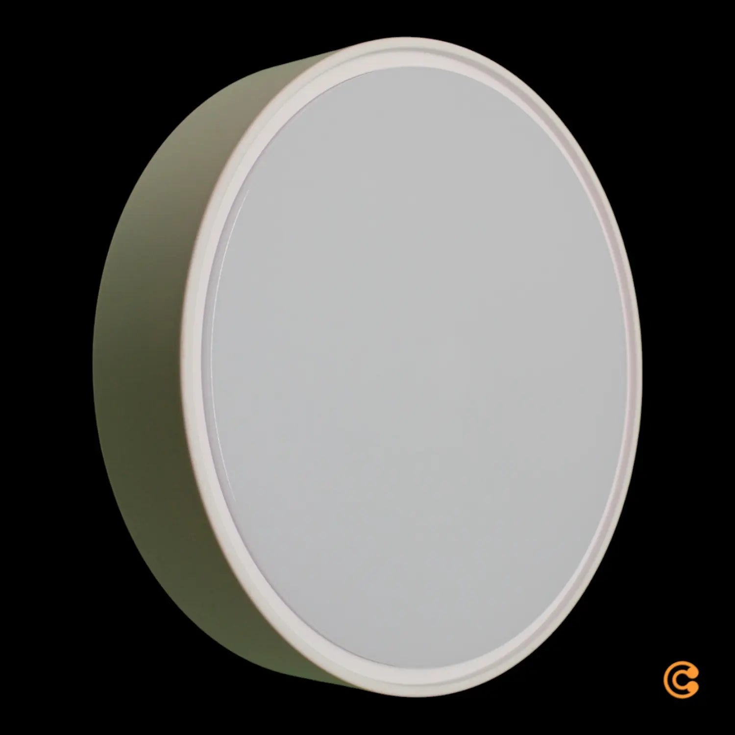 B-Ware Fabas Luce Led Deckenleuchte Hatton Badezimmer Ip65 25 Cm Kunststoff Warmweiß - 8019282060512