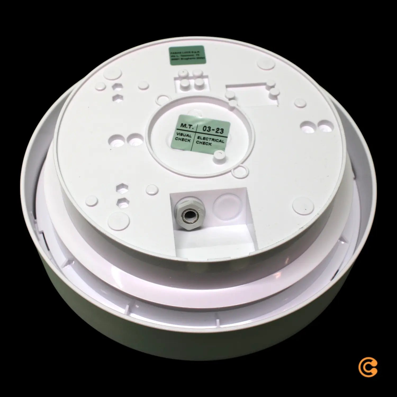 B-Ware Fabas Luce Led Deckenleuchte Hatton Badezimmer Ip65 25 Cm Kunststoff Warmweiß - 8019282060512