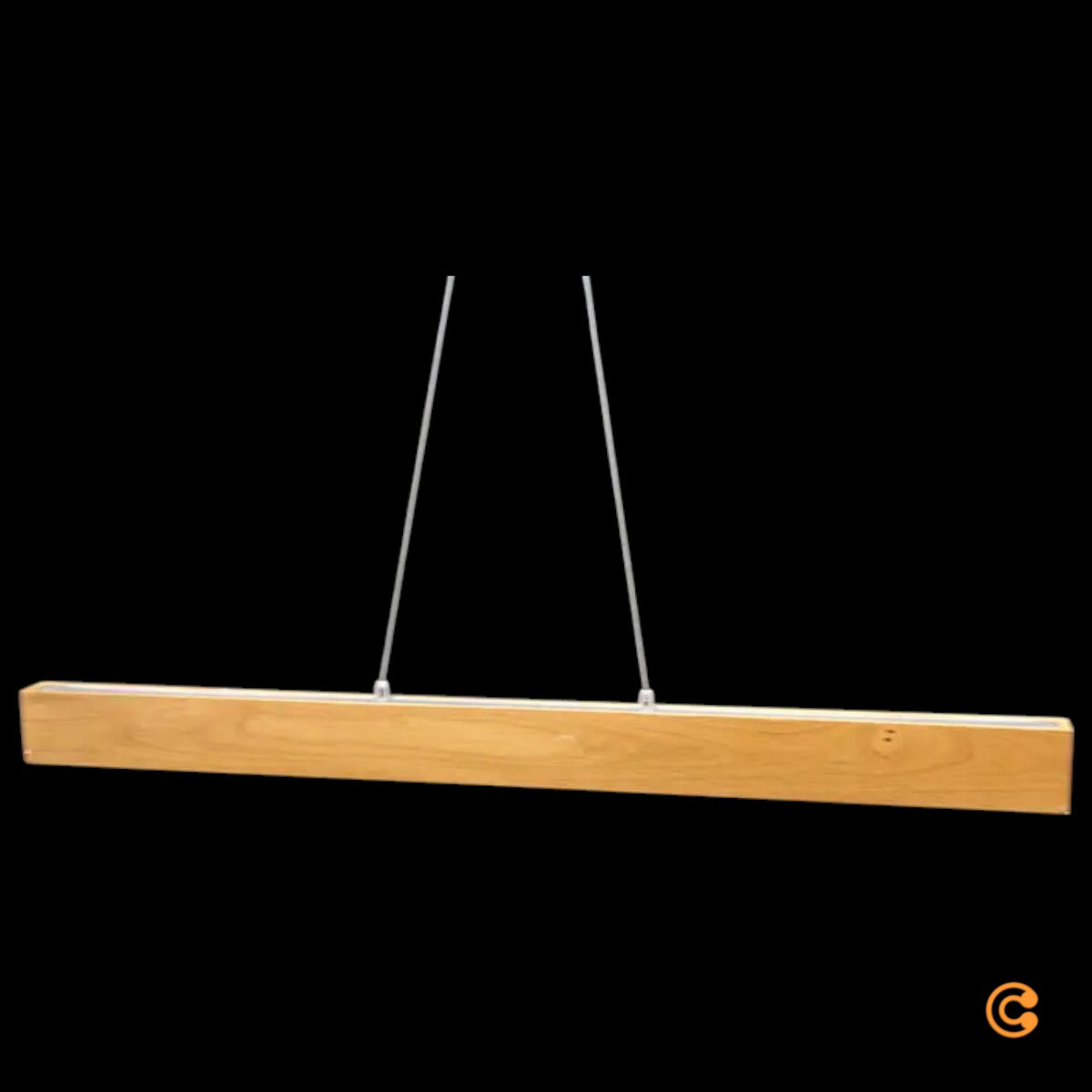 Fabas Luce LED-Hängeleuchte Tastdimmer Eichenholz Länge 110 cm SIEHE TEXT/FOTO - 8019282094593