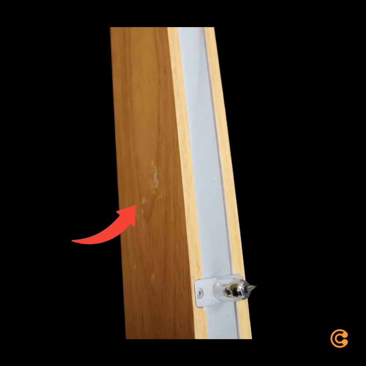 Fabas Luce LED-Hängeleuchte Tastdimmer Eichenholz Länge 110 cm SIEHE TEXT/FOTO - 8019282094593