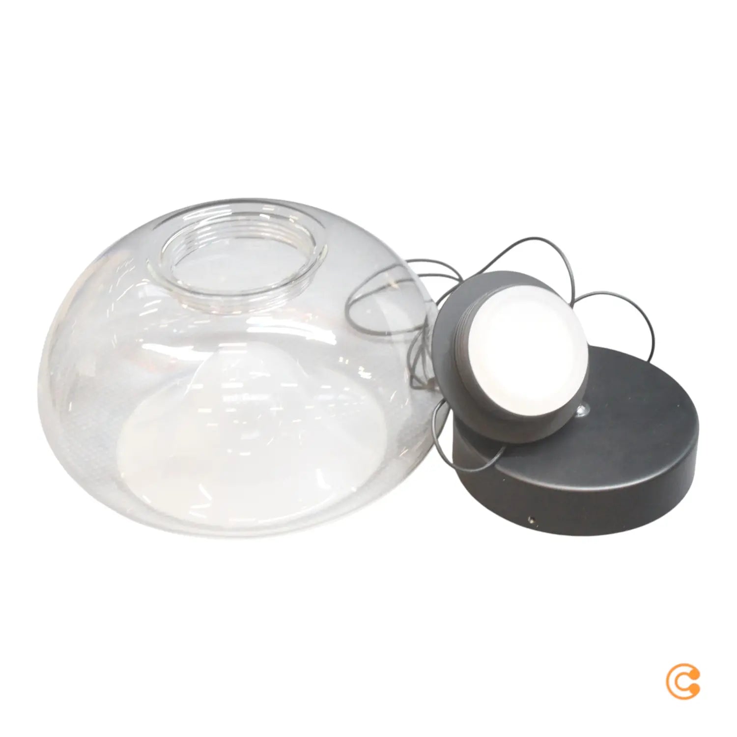 B-Ware Fabas Luce Led Hängeleuchte Pendelleuchte Brena Transparent Dimmbar Cct 1 Flg - 8019282546023