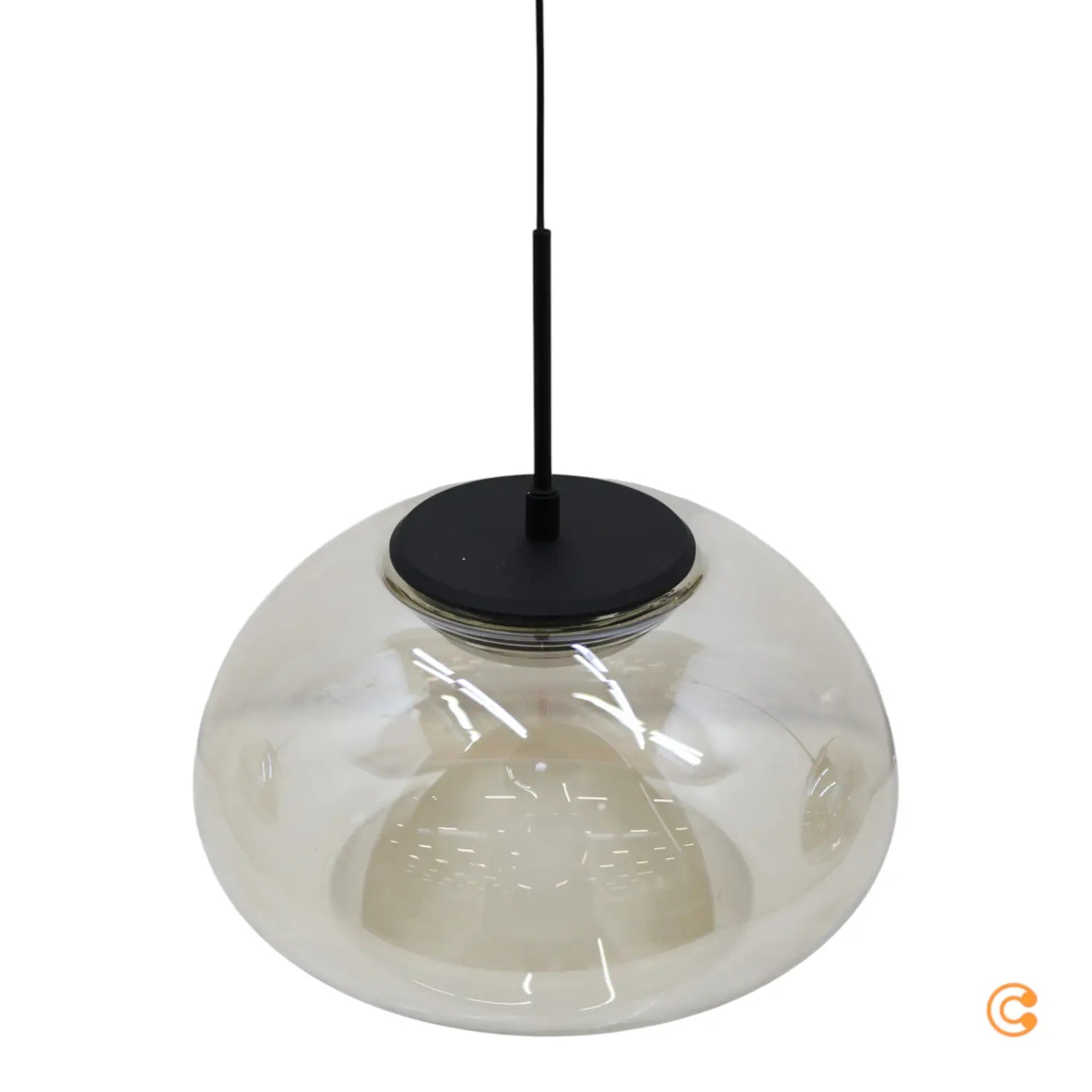 B-Ware Fabas Luce Led Hängeleuchte Brena Pendelleuchte Cognac 3 Flg. Lampe Dimmbar Cct - 8019282546054