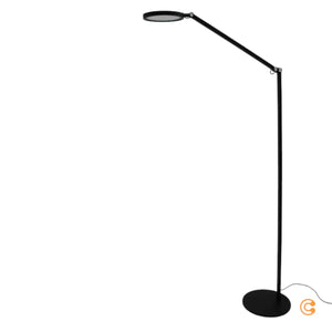 B-Ware Fabas Luce Stehleuchte Bodenlampe Led Regina Schwarz Touchdimmer Dimmbar Lichtfa