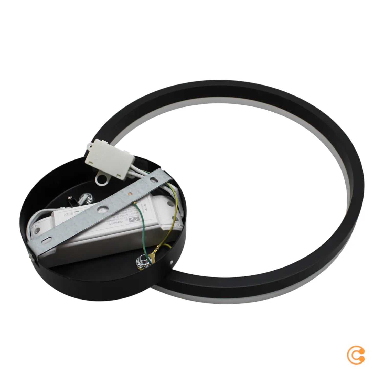 B-Ware Fabas Luce Led Wandleuchte Giotto Einflammig Schwarz Lampe Leuchte Licht - 8019282508052