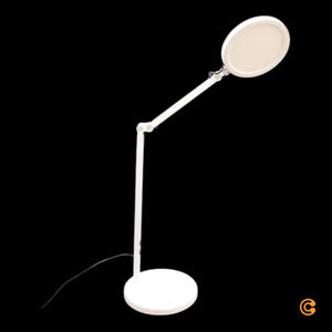 B-Ware Schreibtischleuchte Tischlampe LED Regina Dimmer weiß Metall Methacrylat Fabas L