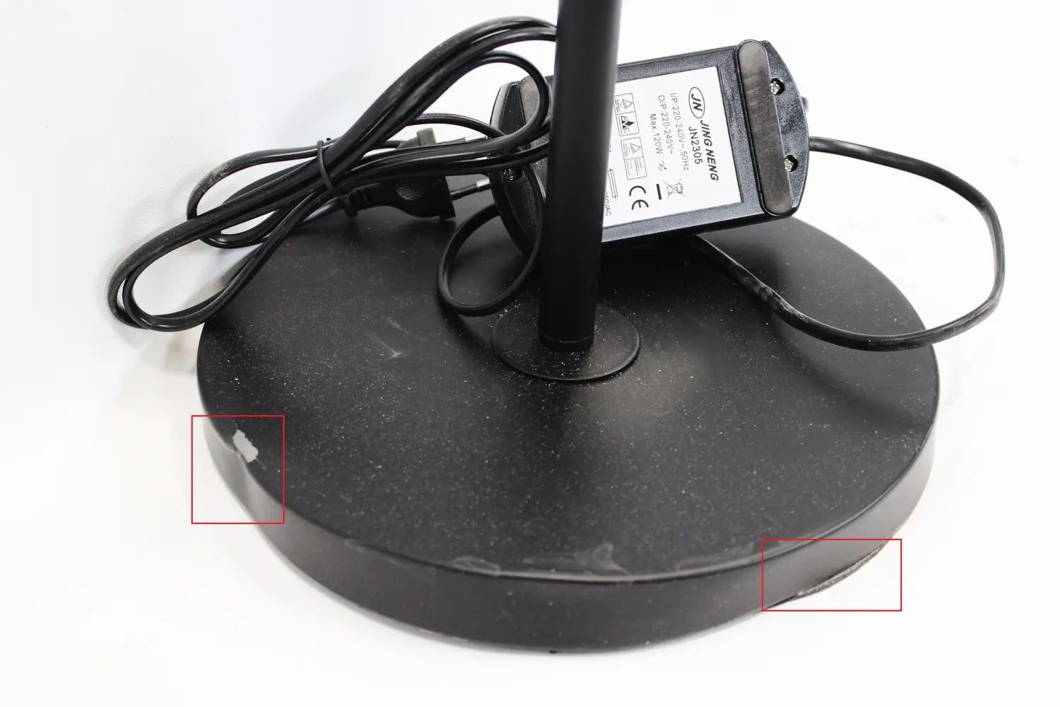 B-Ware Fabas Luce Stehleuchte Loto Schwarz Glas Fußdimmer E27 Led 170cm Siehe Text/Foto - 8019282545897