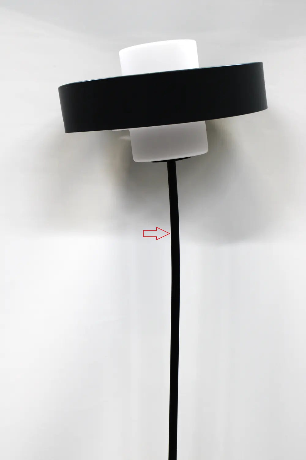 B-Ware Fabas Luce Stehleuchte Loto Schwarz Glas Fußdimmer E27 Led 170cm Siehe Text/Foto - 8019282545897