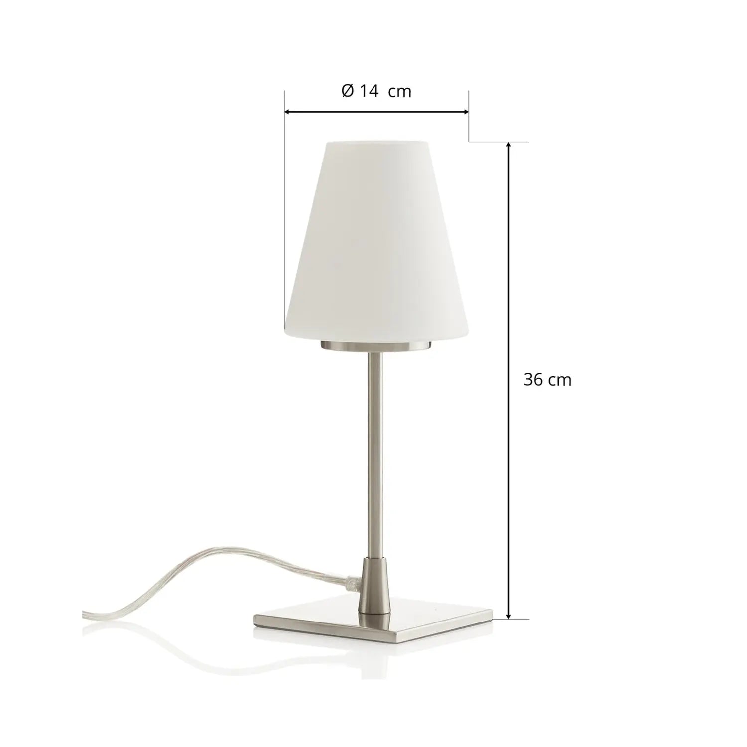 B-Ware Fabas Luce Tischlampe Lucy Big Schreibtischlampe Tischlampe Leuchte Lampe Weiß - 8019282511731