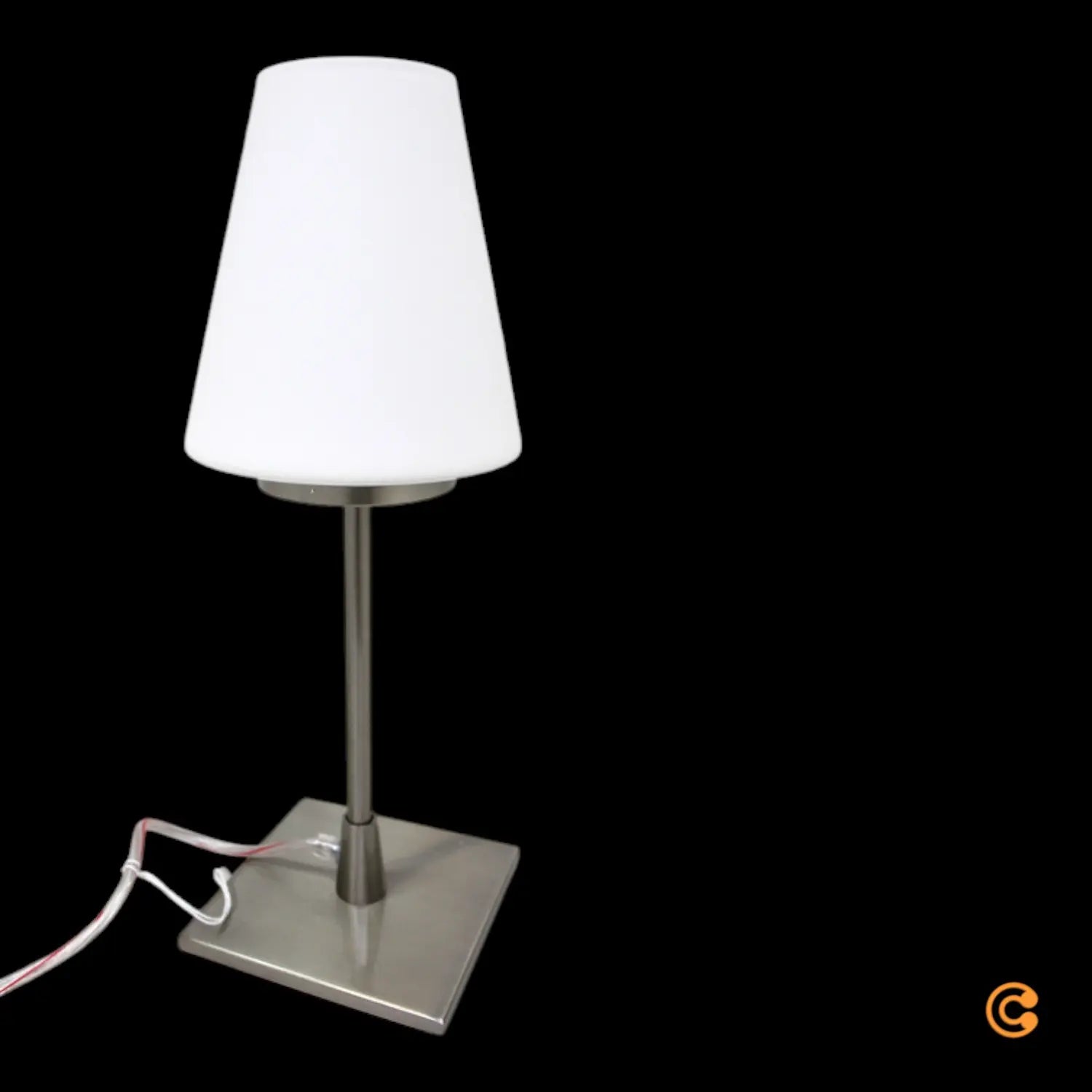 B-Ware Fabas Luce Tischlampe Lucy Big Schreibtischlampe Tischlampe Leuchte Lampe Weiß - 8019282511731