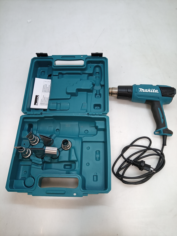 Makita Heißluftgebläse HG6531CK Heißluftpistole 50-650 °C SIEHE TEXT/FOTO