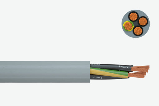Faber Steuerleitung Kabel Ysly Jz 4 X2,5 Gr Grau 100 M Industrieleitung B-Ware