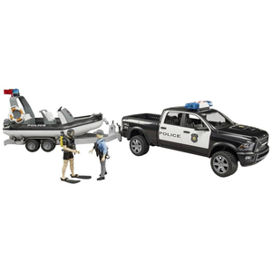 B-Ware Bruder Dodge Ram 2500 Polizei Pickup Fertigmodell Nutzfahrzeug Spielwaren Auto