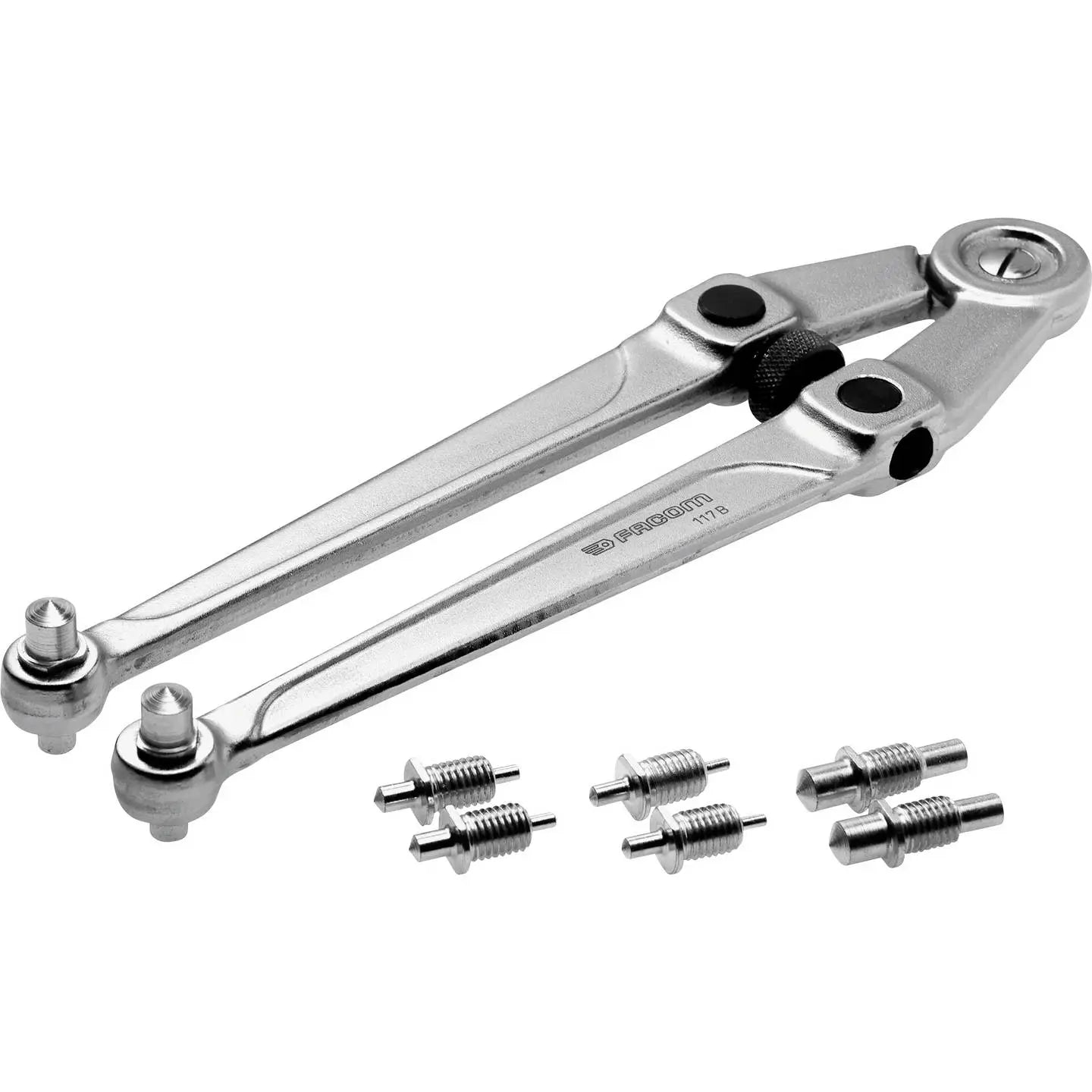 B-Ware Facom Stirnlochschlüssel Mutternschlüssel Hakenschlüssel Einstellbar 245 Mm - 3148511340011