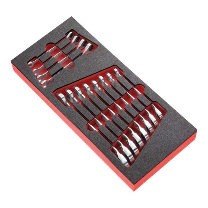 Facom Gabelringschlüssel Set Werkzeug Modul 13tlg Serie 440 Schaumstoffmodul B-Ware - 3148519432619