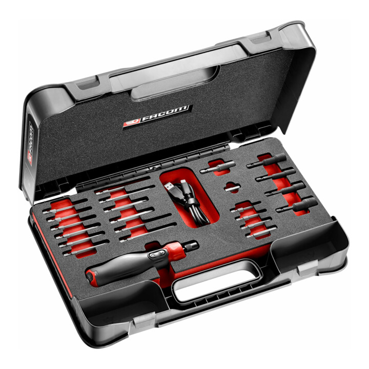 Facom Schraubendreher Set Werkzeug Akku 4 V 23tlg Bits Mbox Bp Mboxl Werkstatt B-Ware - 3662424107047