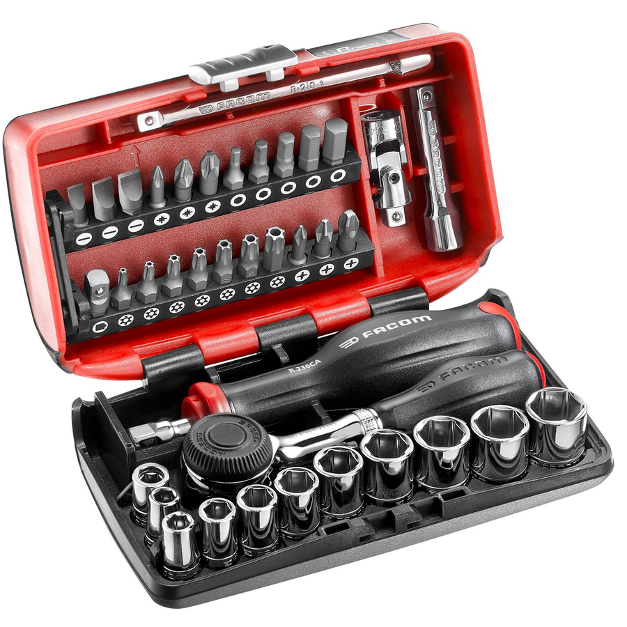Facom Steckschlüsselsatz Metrisch 1/4" 6.3 Mm 17teilig R.360 Nanopb Schlüsselsatz B-Ware - 3148518528610