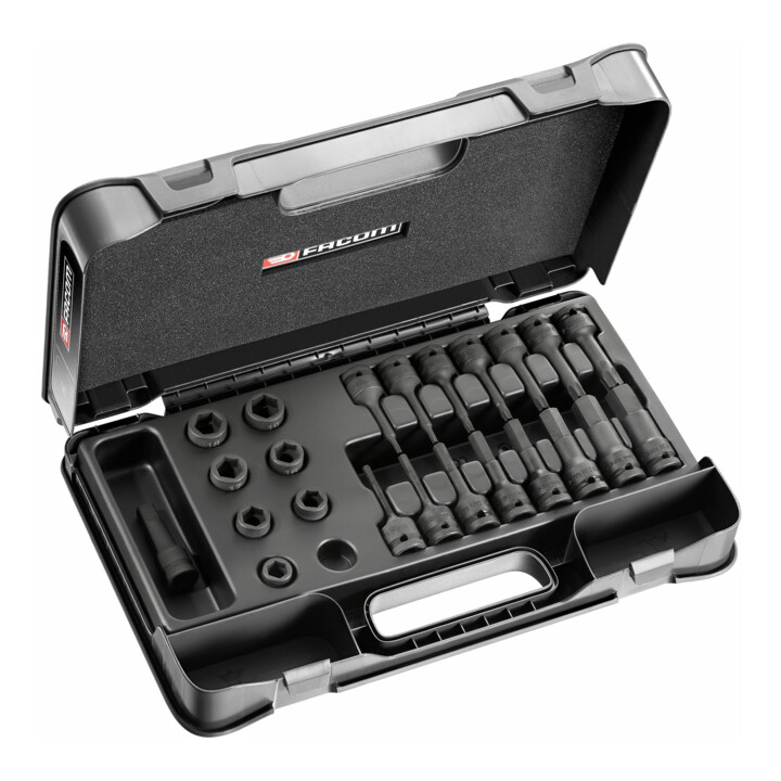 B-Ware Facom Stubby Steckschlüssel Set Werkzeug Satz 23 Tlg Steckschlüsselzubehör
