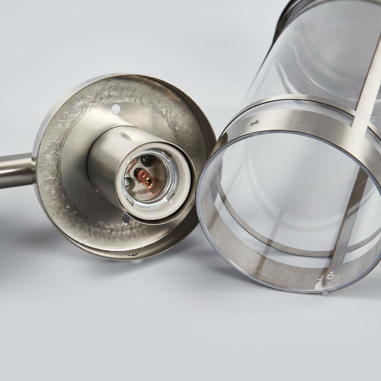 B-Ware Lindby Außenwandleuchte Djori Außenlampe Wandleuchte Wandleuchte E27 Edelst287