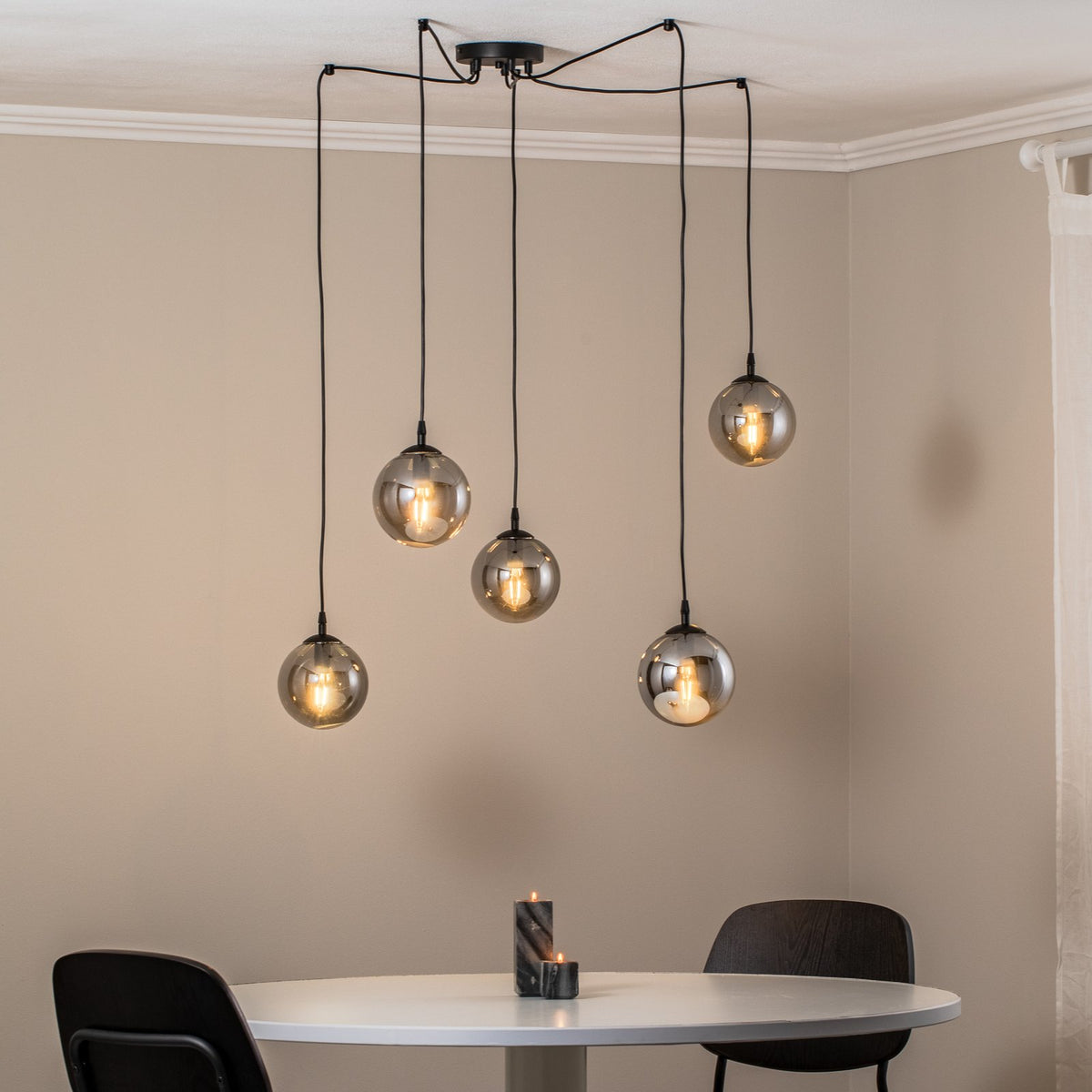 Euluna Hängeleuchte Glassy  Deckenlampe Pendelleuchte Wohnzimmerleuchte E14 - 5901738919006