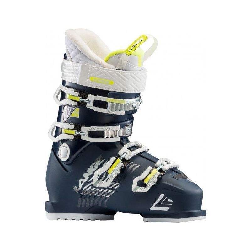 Lange Ski Schuh Sx 70 W Navy Blue Yellow Damen Schuh Ski Wintersport Schuhe Snow B-Ware