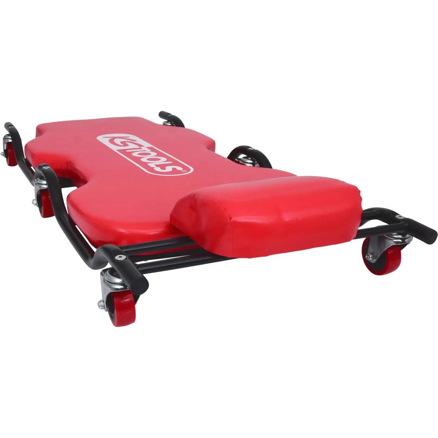 B-Ware Ks Tools Fahrbare Liege Rollbrett Transportroller Metall L X B 1160 X 540 Mm Rot - 4042146713525