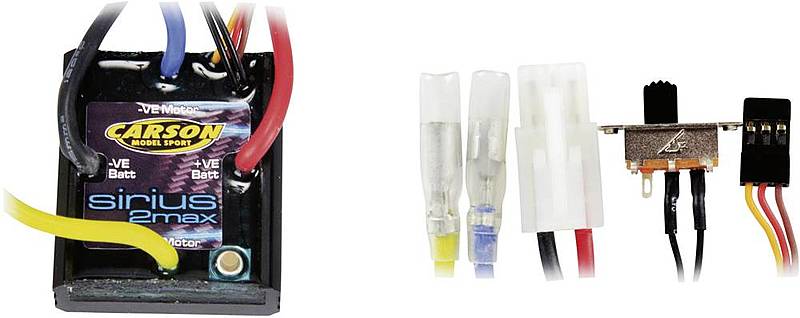 B-Ware Carson Modellsport Automodell Brushed Fahrtregler Sirius Max 2 Belastbarkeit 85 A - 4005299961748