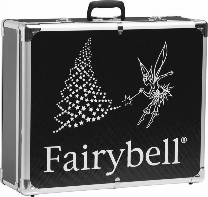 Fairybell Flight Case Koffer Robuste Transportbox Weihnachtsbaum Weiß Kunststoff - 8720512260892