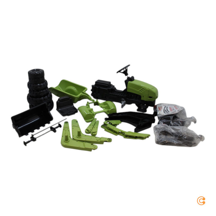 Falk Trettraktor Kinderfahrzeug Traktor Claas Lader Hänger Siehe Text/Foto B-Ware - 3016202040154