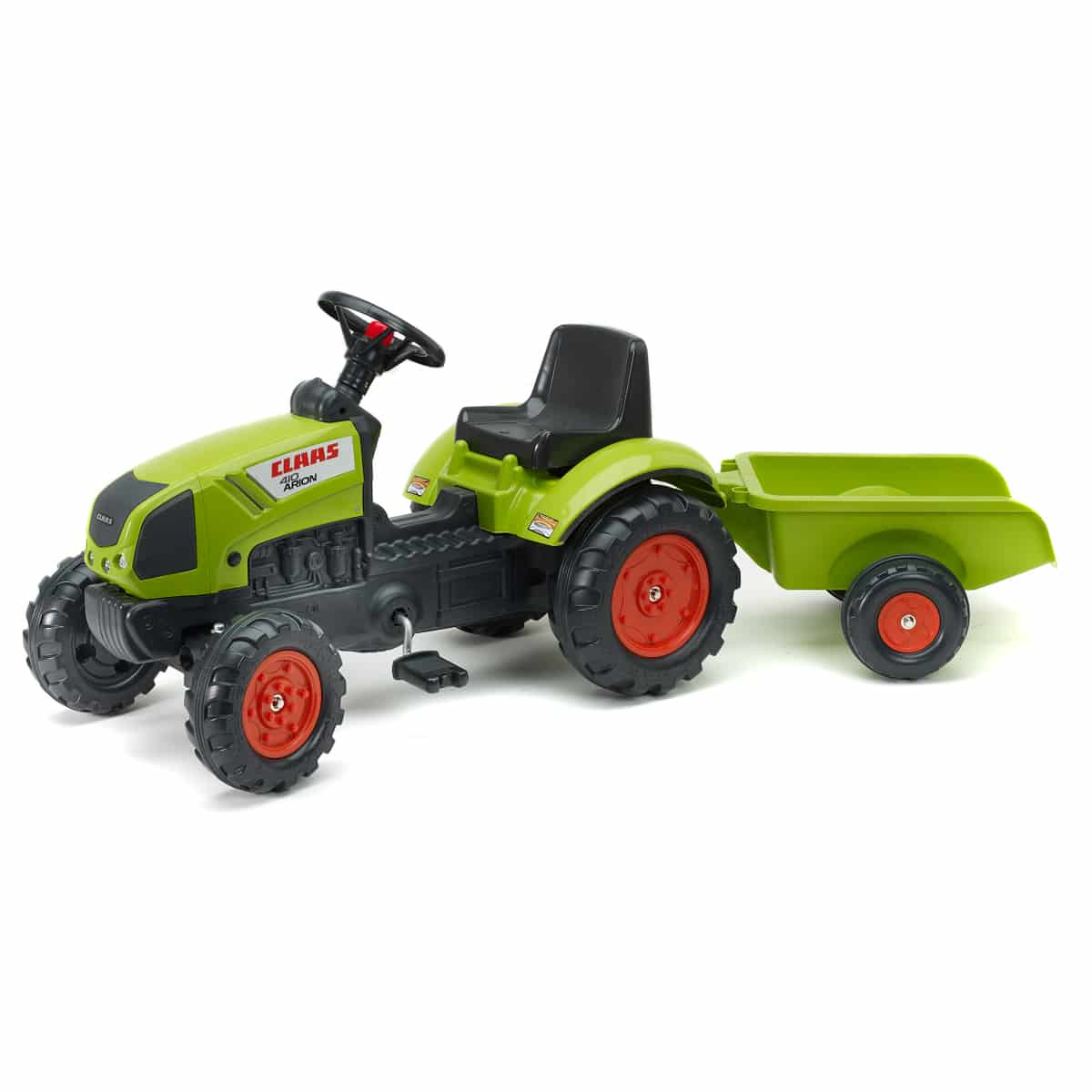 B-Ware Falk Trettraktor Kinderfahrzeug Spielzeug Claas Arion 410 Mit Anhänger Ca 130 Cm - 3016200204015
