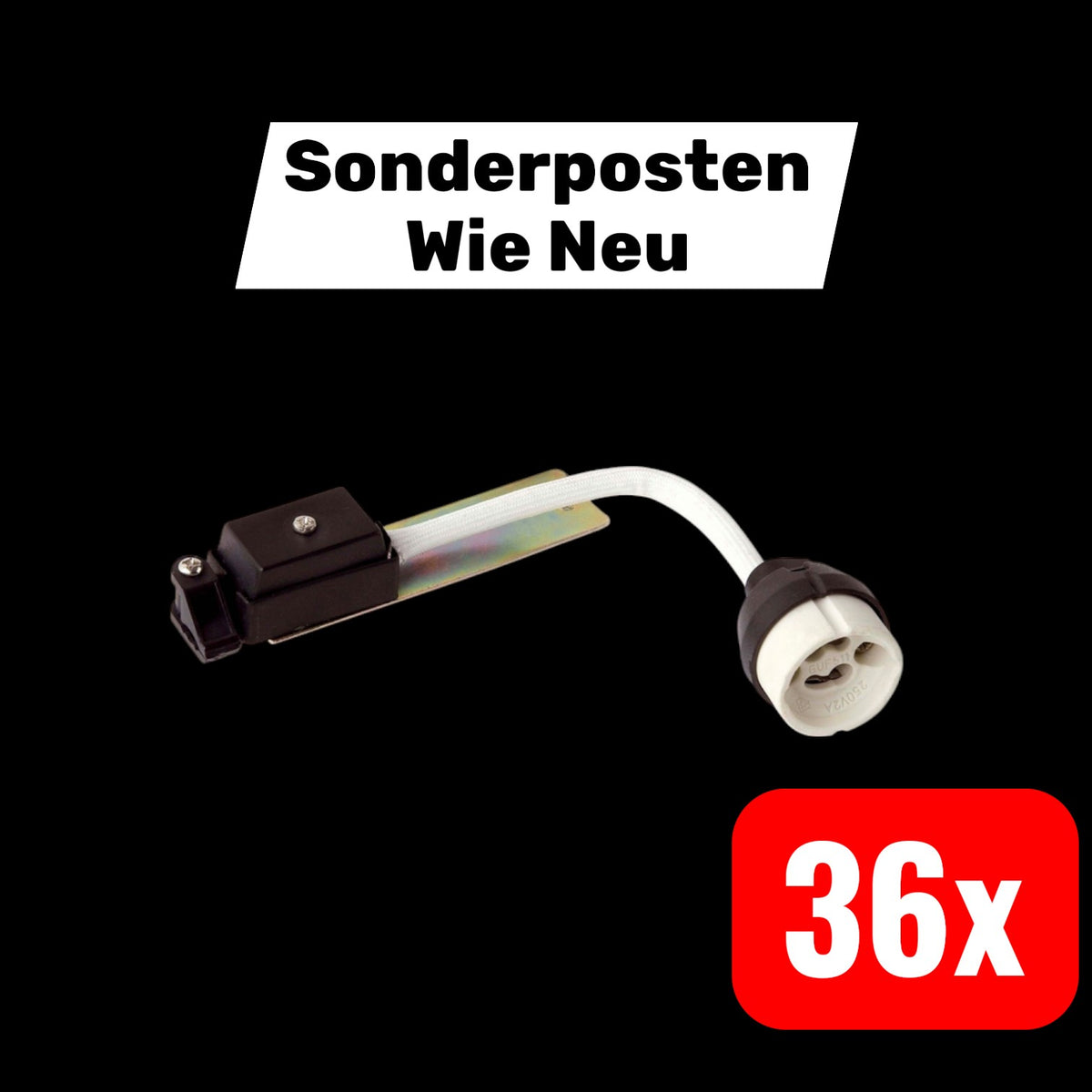FARO BARCELONA GU10-Fassung Lampensockel Einbauleuchten Hyde 36 STÜCK - 8421776089365